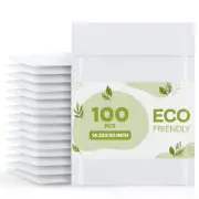 100 Pieces #7 14.25 x 20 White Kraft Bubble Padded Envelopes Mailing Mailers