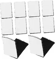 VILLFUL 100pcs Double Sided Hook and Loop Rug Tape Heavy Duty Adhesive Stickers for Securing Carpets Sofa Covers Tablecloths and Craft Projects