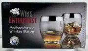 Wine Enthusiast Madison Avenue Whiskey Glasses Set of 2 Brand New 17 oz each