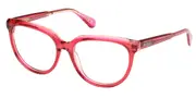 Max & Co. MO5125 068 Women’s Glasses Red Size 53 - Private Health Rebate - Blue Light Block Available