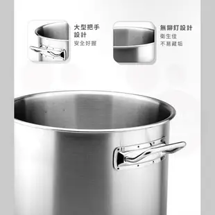 ZEBRA 斑馬牌 深型魯桶 32cmx32cm / 25.7L / 304不銹鋼 / 湯鍋