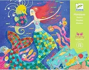 Djeco DJ09423 The Mermaid's Song Mosaic Stickers Craft Kit
