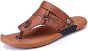 [XBCDX] Open Toe Slide Slippers Men's Sandals Sandals for Arch Support and Comfort Flip-Flop Sandals Soft Sandals (Size : 38)