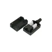 GA84176 SILBLK Tuk Inline Socket , Rj45 , Cat6 , Black