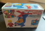 RARE VINTAGE 1989 MERIT CHUFF 'N' CRANK HARRY THE HELICOPTER SET WHICH IS NEW