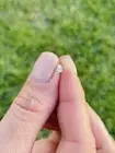 Pear Shape Natural Diamond Push-In 14K Gold 18G Labret Ear Tragus Stud