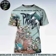 Primus Sessanta V2.0 In Charlotte NC At PNC Music Pavillion 2025 All Ove T-Shirt