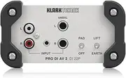Klark teknik PRO DI AV 2 DI 22P Passive Stereo DI Box with Midas Transformers and Extended Dynamic Range