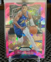Malik Beasley 2019-20 Panini Prizm Pink Cracked Ice Nuggets