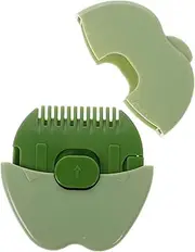Healeved Baby Hair Comb Mini Brush Set Newborn Essentials Double-sided Comb Nail File Comfortable Grip for Toddler Grooming