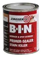 Zinsser B-I-N PRIMER SEALER STAIN KILLER Interior & Spot Exterior- 1L Or 3.78L