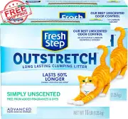 Fresh Step Clumping Cat Litter, Outstretch Advanced, Unscented Long Lasting Odor