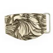 Bald eagle german silver belt buckle, American Eagle, Bird of prey belt buckle