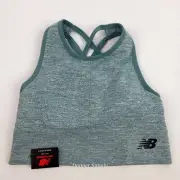 New Balance Sports Bra Women's Size S/P Dark Agave Crossback Racer New
