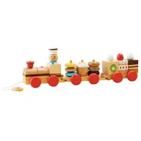 在飛比找樂天市場購物網優惠-日本 Ed-Inter 木玩系列 點心小火車/手拉車