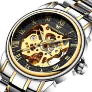 Men Watches Automatic Mechanical Watch Male-Silver
