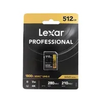 在飛比找蝦皮購物優惠-雷克沙 Lexar 512GB GOLD 1800x UHS