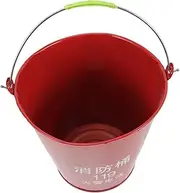 TOGEVAL Storage Bucket for Emergency Use Reusable Pail for Sand Water Ice Beverages Lightweight and Compact Design with Handle for Easy Carrying for Fire Stations and Outdoor Random Color