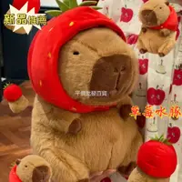 在飛比找蝦皮購物優惠-台灣出貨 公仔 睡覺抱枕 皮卡巴拉水豚玩偶 情人節毛絨玩具禮