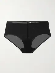 [Commando] Commando - Stretch-mesh Briefs - Black - medium medium Black