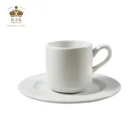 在飛比找蝦皮商城優惠-RAK Porcelain 可疊式濃縮咖啡杯盤組 100ml