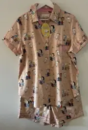 Peter Alexander Womens Peanuts Snoopy PJ Set Size Large RRP$129.00