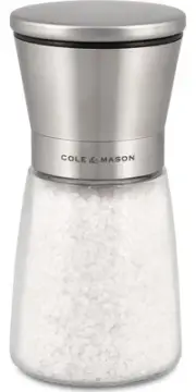 Cole And Mason Sunderland 5.5 Salt Mill Set For Sea Salt - Aesthetic Salt Mills