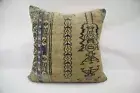 Turkish Kilim Pillow, Pillow Pillow, Kilim Pillow Cover, 32"x32" Blue Cushion