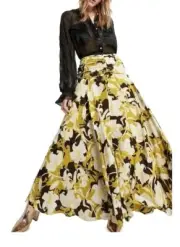 NWT RRP $450 Sass & Bide DUSK TO DAWN Maxi Skirt Size 34 4 FREE POST
