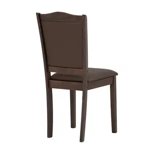 【生活工場】派蒂娜皮革餐椅-褐色 皮革 餐椅 椅子
