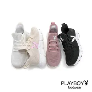 PLAYBOY 舒適plus 輕量緩震爆米花鞋-粉-【Yes 優質女鞋】