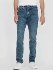 Guess Men’s Scotch Harold Skinny Jeans Medium Blue Wash Size 31X30