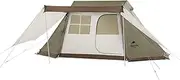 Naturehike Roof Automatic Tent 4-Person Camping Tents,Waterproof Windproof Family Tent Quick Setup Tent, 5 Large Mesh Windows, Separate Room with Pets and Objects