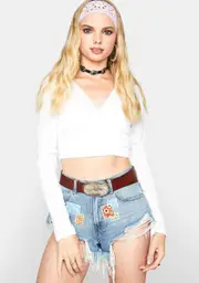 New Here Wrap Top