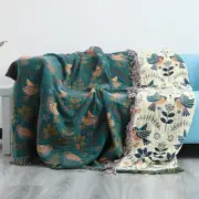 Japanese Throw Blanket Cotton DoubleSided Sofa Cover Nordic Sofa Cushion Leisure