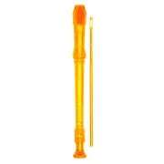 D'Luca Student 3 Piece Recorder Flute Orange