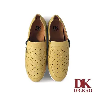 【DK 高博士】率性透氣素色空氣休閒鞋女款 89-2100-33 黃色
