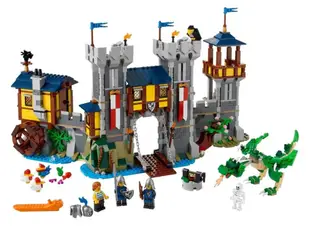 【LEGO 樂高】磚星球〡 31120 創意三合一系列 中世紀古堡 Medieval Castle