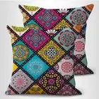 set of 2 pillowcase bedding retro boho mandalas wholeness pecfection