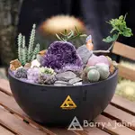 ｜紫晶洞招財水晶組盆｜CRYSTAL PLANTER｜