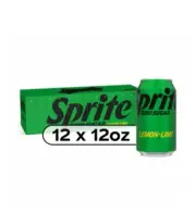 Sprite Zero Sugar Soda Pop Soft Drink (1) 12 Pk 12 oz Cans