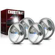 4PCS 5.75" 5-3/4 Halogen Headlights Hi/Lo Beam for Chrysler Newport Imperial