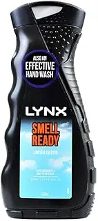 Lynx Smell Ready Body/Face/Hair Wash 400 ml, Black