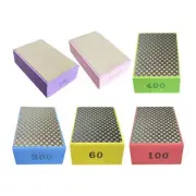 6 Pieces Hand Polishing Pads Sturdy Sanding Blocks for Metal Granite Marble
