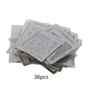 36Pcs/set Graphics Card Stencils BGA Reballing Stencil for NVIDIA/ATI Video Chip
