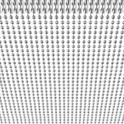 100 Pcs Metal Dog Tag Chain Bulk Link Craft Chain 2.4 Mm Tag Ball Beaded Necklac