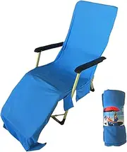 Beach Chair Towel - Towel Cover for Lounger, Beach Lounger Towel | Microfiber Pool Chair Towel, Quick Dry Sun Lounger Towel