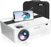 5G WiFi Bluetooth Projector 4K with 450" Display,1000 ANSI Native 1080P Projector,Outdoor Movie Projector Support 4k,Dolby,Zoom,Correct Keystone,4K Projector Compatible W/TV Stick,iOS,Android,PS5