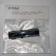 Fitbit Versa/Versa Lite, Woven Accessory Band, Black/Gray, Small