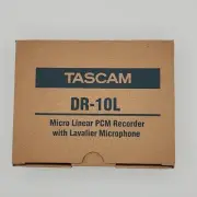 Tascam DR-10L Portable Digital Audio Recorder with Lavalier Microphone Brand New